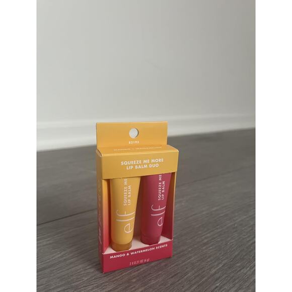 e.l.f. Lip Balm Duo Moisturizing Sheer Tint Mango Watermelon Vegan Cruelty-Free - Picture 3 of 4